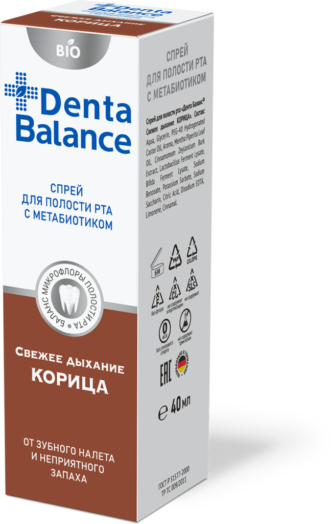 Denta Balance. Свежее дыхание Корица